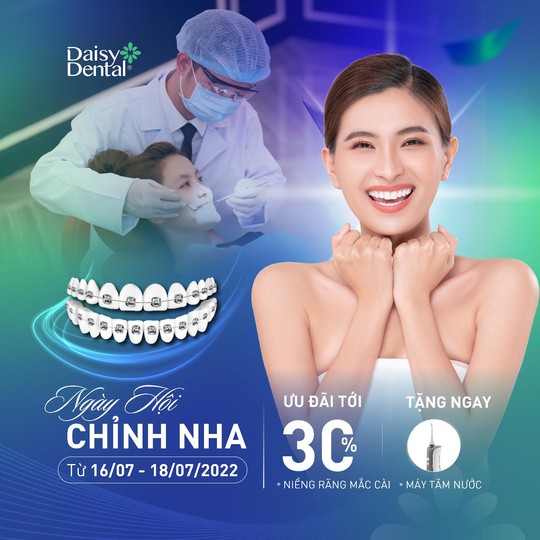 Nha khoa Quốc tế DAISY triển khai chương trình “Ngày hội chỉnh nha” - tặng máy tăm nước - Ảnh 1.