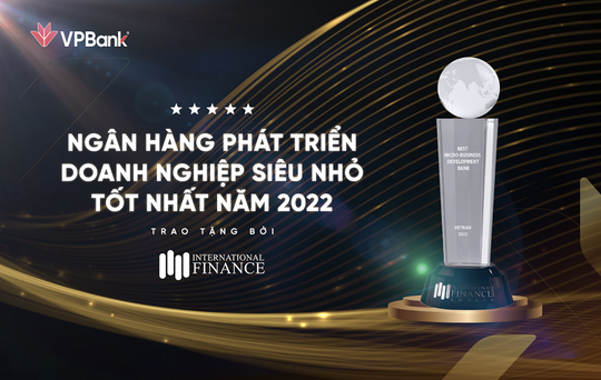 VPBank được vinh danh Ngân hàng Phát triển Doanh nghiệp Siêu nhỏ tốt nhất năm 2022” - Ảnh 1.