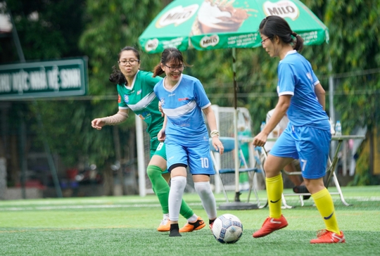 Báo Người Lao Động vô địch bóng đá nữ Hội Nhà báo TP HCM 2022 - Ảnh 2.