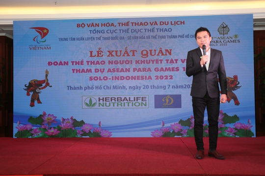Herbalife đồng hành tổ chức lễ xuất quân cho VĐV người khuyết tật Việt Nam dự Para ASEAN Games - Ảnh 1.