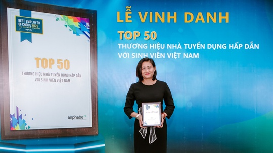 AEON Việt Nam vào top dẫn đầu nhà tuyển dụng hấp dẫn sinh viên - Ảnh 1.