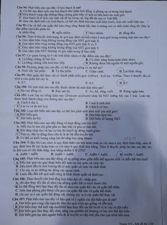 Đề thi môn tổ hợp phân hóa, không đánh đố; đón xem gợi ý giải đề trên Báo Người Lao Động - Ảnh 3.