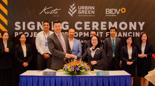 Kusto Home và ngân hàng BIDV tổ chức lễ ký kết tài trợ dự án Urban Green - Ảnh 1.