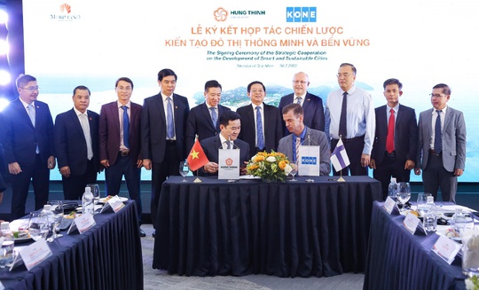 Tập đoàn Hưng Thịnh hợp tác chiến lược với KONE Việt Nam kiến tạo đô thị thông minh và bền vững - Ảnh 1.