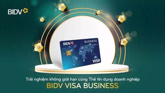 BIDV Visa Business: Giải pháp tài chính toàn diện, linh hoạt cho doanh nghiệp - Ảnh 1.