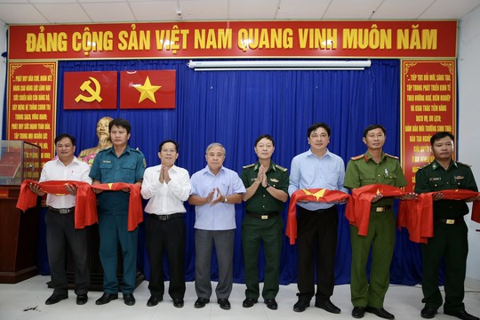 Lồng ghép cờ Tổ quốc vào xây dựng không gian văn hoá Hồ Chí Minh tại xã đảo Thạnh An - Ảnh 1.