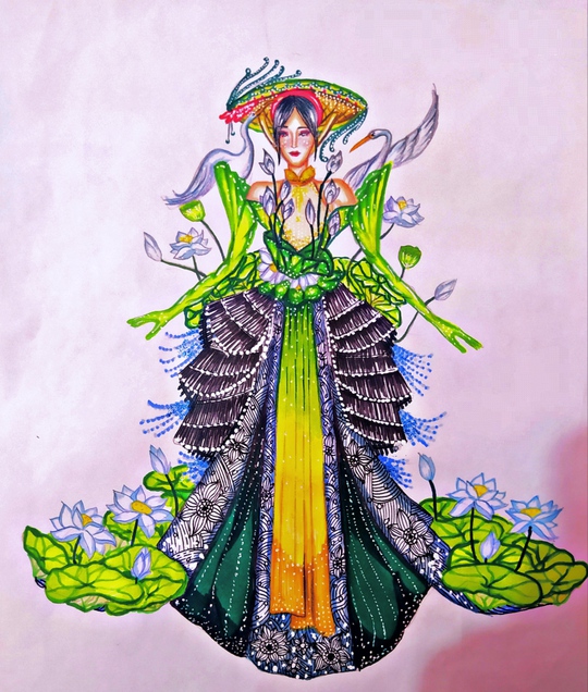 Những mẫu thiết kế trang phục dân tộc không tưởng - Ảnh 18.