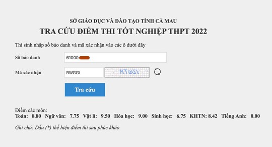 Sở GD-ĐT Cà Mau lên tiếng vụ thí sinh bị 0 điểm do ngủ quên khi thi THPT - Ảnh 1.