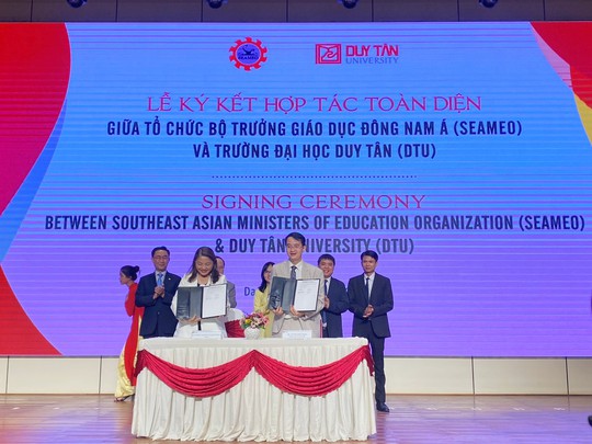 Trường ĐH Duy Tân hợp tác với Tổ chức Bộ trưởng Giáo dục Đông Nam Á - Ảnh 1.