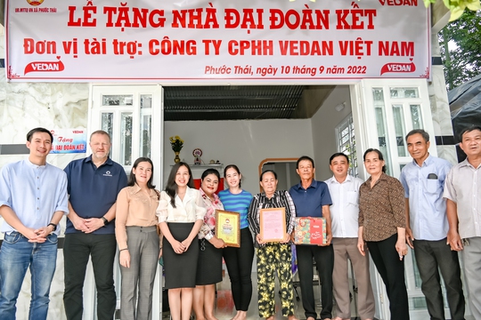 Vedan Việt Nam hỗ trợ ngôi nhà mơ ước cho các hộ dân khó khăn - Ảnh 1.