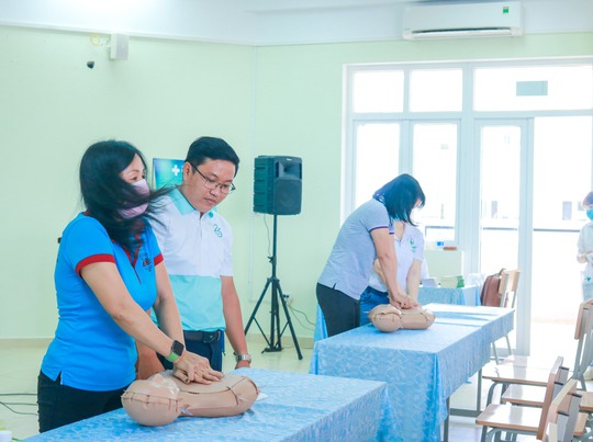 Nâng cao năng lực sơ cấp cứu cho các doanh nghiệp tại ĐBSCL - Ảnh 3.