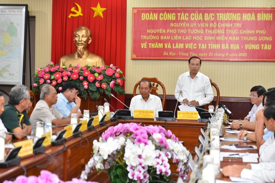 Ban Liên lạc học sinh miền Nam Trung ương làm việc với tỉnh Bà Rịa - Vũng Tàu - Ảnh 4.