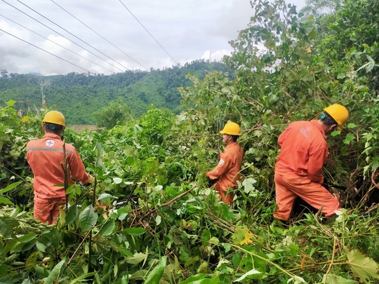 Tổng công ty Điện lực miền Trung tập trung toàn lực, khẩn trương ứng phó bão Noru - Ảnh 4.