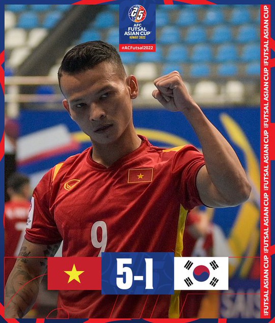 Futsal châu Á: Đội tuyển Việt Nam đại thắng Hàn Quốc - Ảnh 3.