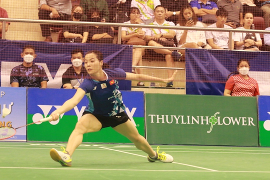 Hạ hạt giống số 1, Vũ Thị Trang cùng Thùy Linh vào bán kết Vietnam Open - Ảnh 3.