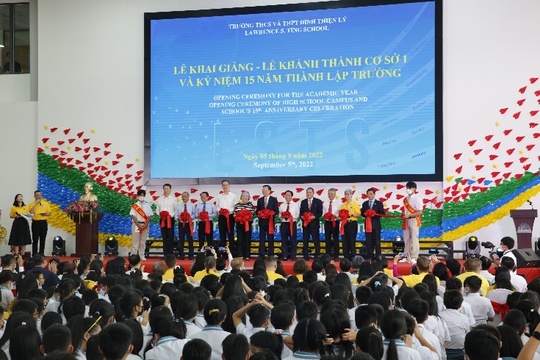 Trường THCS và THPT Đinh Thiện Lý khánh thành cơ sở mới - Ảnh 2.
