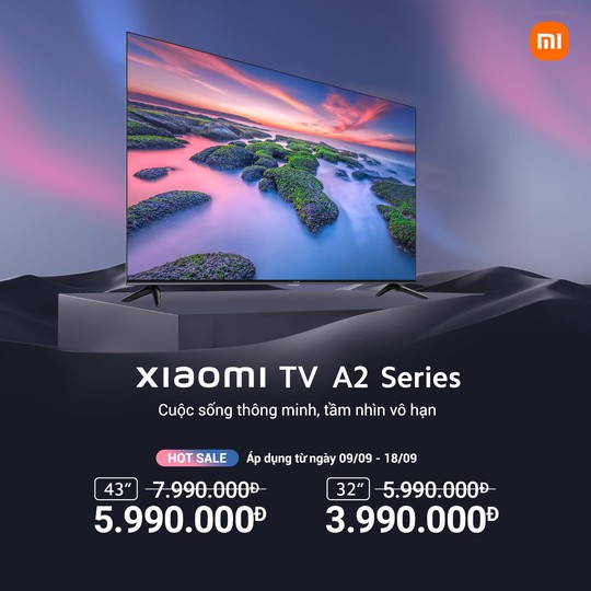 Xiaomi TV A2 43 inch và 32 inch ra mắt cùng nhiều ưu đãi hấp dẫn - Ảnh 1.