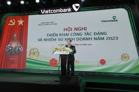 Vietcombank triển khai công tác Đảng và nhiệm vụ kinh doanh năm 2023 - Ảnh 1.