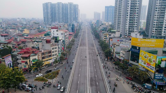 Diện mạo tuyến đường gần 10.000 tỉ đồng ở Hà Nội sắp thông xe - Ảnh 10.