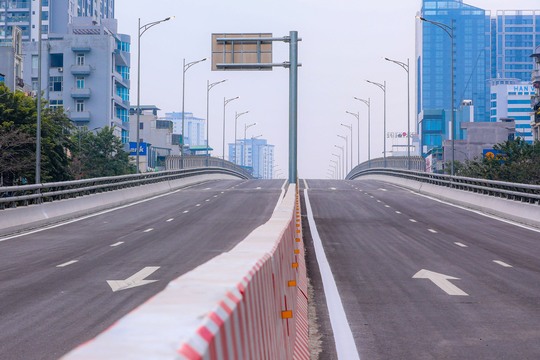 Diện mạo tuyến đường gần 10.000 tỉ đồng ở Hà Nội sắp thông xe - Ảnh 6.