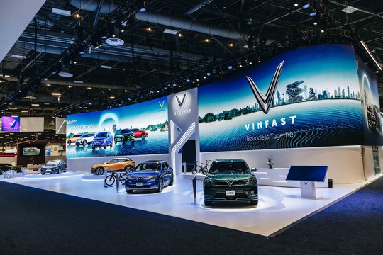 VinFast Canada tham dự Triển lãm Ôtô Quốc tế Montreal 2023 - Ảnh 1.