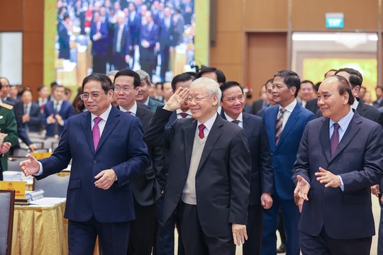 Tổng Bí thư Nguyễn Phú Trọng dự hội nghị Chính phủ với các địa phương - Ảnh 1.