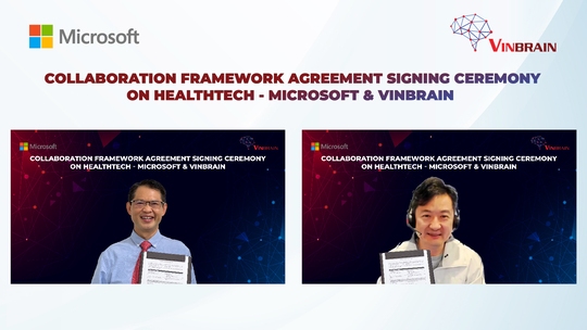 VinBrain và Microsoft Mỹ hợp tác phát triển trí tuệ nhân tạo trong y tế - Ảnh 1.