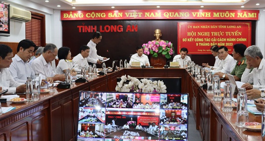 Long An: Đẩy mạnh cải cách hành chính - Ảnh 1.