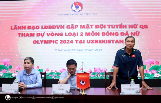 HLV Mai Đức Chung nói về việc giải nghệ và vòng loại Olympic Paris 2024 - Ảnh 1.