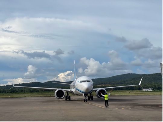 Phú Quốc liên tiếp đón các chuyến bay từ thị trường quốc tế - Ảnh 1.