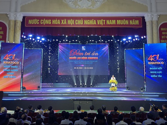Khatoco tri ân người lao động trong 40 năm xây dựng và phát triển - Ảnh 1.
