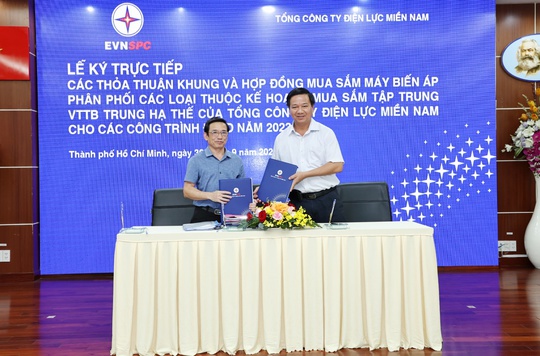 EVNSPC ký kết các thỏa thuận khung và hợp đồng mua sắm MBA  - Ảnh 3.