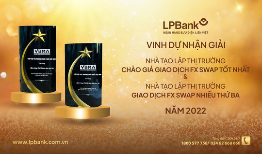 LPBank được vinh danh ở vị trí cao trong các giải thưởng Nhà tạo lập thị trường của VBMA năm 2022 - Ảnh 1.