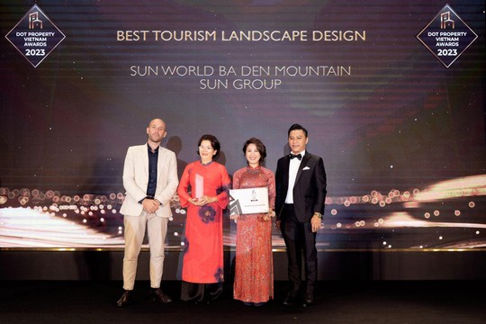 Sun World Ba Den Mountain thắng giải “Khu du lịch có thiết kế cảnh quan đẹp nhất Việt Nam 2023” - Ảnh 2.