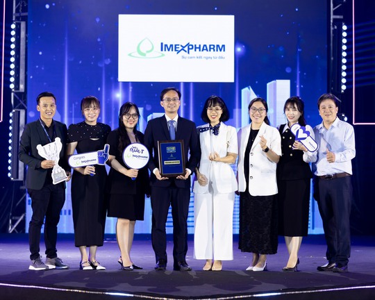 Imexpharm được vinh danh là top 5 công ty có môi trường làm việc tốt nhất Việt Nam - Ảnh 1.