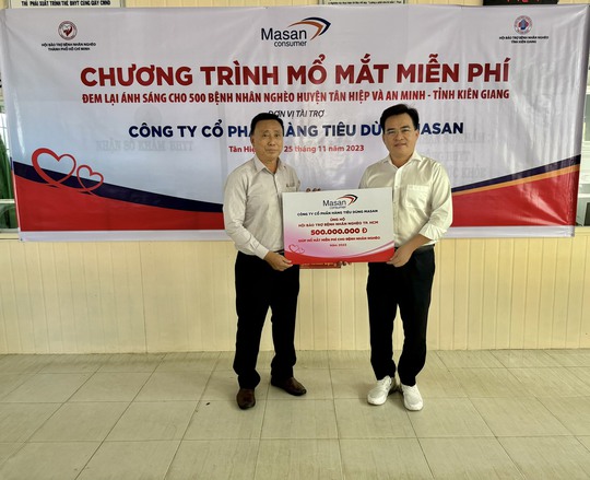 Masan tiếp tục giúp 500 bệnh nhân nghèo ở Kiên Giang mổ mắt miễn phí - Ảnh 2.