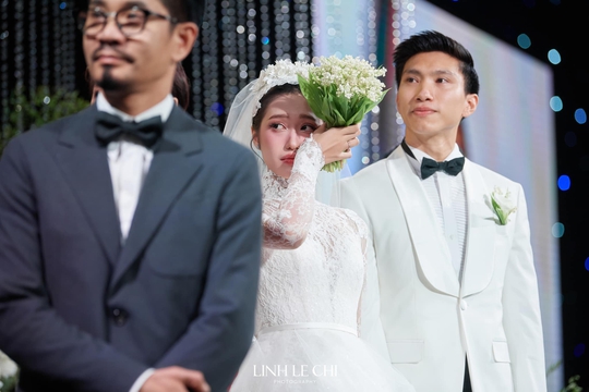 Doãn Hải My - Đoàn Văn Hậu đẹp đôi đám cưới cổ tích - Ảnh 25.