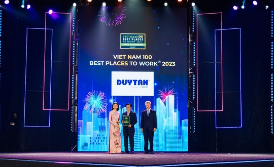 Duy Tân lần thứ 6 thuộc top nơi làm việc tốt nhất Việt Nam - Ảnh 1.