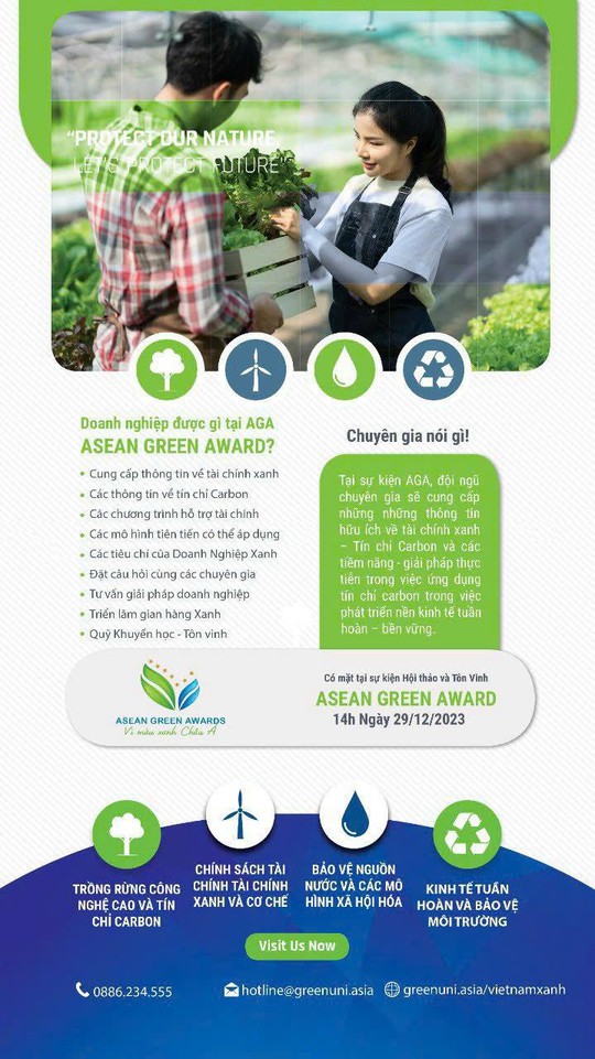 Khởi động giải thưởng “Hành trình xanh Asean Asean Green Awards 2023” - Ảnh 5.