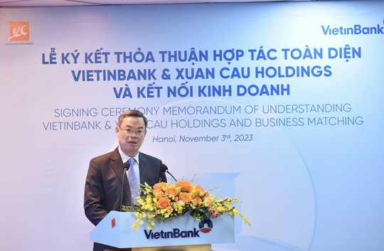 VietinBank và Xuân Cầu Holdings hợp tác toàn diện - Ảnh 1.