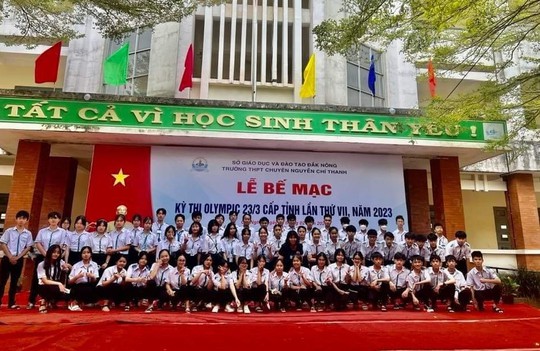 154 học sinh đoạt HCV kỳ thi Olympic 23/3 tỉnh Đắk Nông - Ảnh 2.