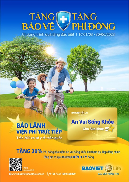 An Vui Sống Khỏe - Tăng bảo vệ, tặng phí đóng - Ảnh 1.