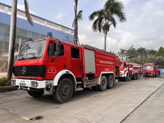 VWS diễn tập chữa cháy và cứu nạn cứu hộ - Ảnh 1.