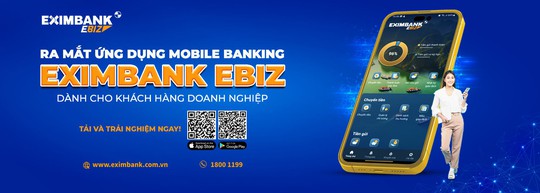 Eximbank chào sân ứng dụng Mobile Banking Eximbank EBiz dành cho doanh nghiệp - Ảnh 1.