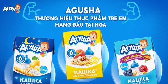 Agusha - Thương hiệu thực phẩm trẻ em đến từ Nga - Ảnh 2.