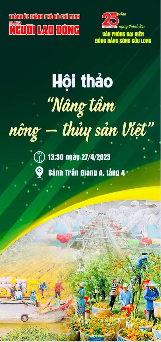Nhiều kỳ vọng từ hội thảo Nâng tầm nông - thủy sản Việt - Ảnh 2.
