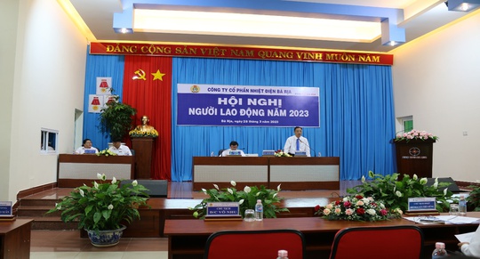 Nhiệt điện Bà Rịa tổ chức Hội nghị Người lao động năm 2023 - Ảnh 1.