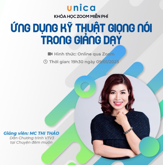 Diễn giả, MC Thi Thảo với khóa học đặc biệt “Giọng nói vạn người mê”