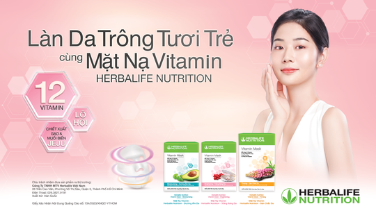 Herbalife ra mắt sản phẩm mặt nạ vitamin tại Việt Nam - Ảnh 1.