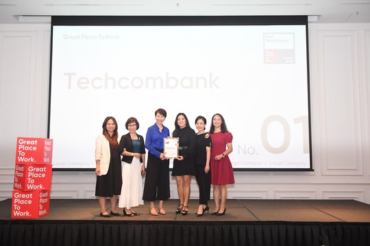 Techcombank - Ngân hàng duy nhất và là quán quân trên BXH “Nơi làm việc xuất sắc nhất Việt Nam 2023” - hạng mục doanh nghiệp lớn - Ảnh 2.